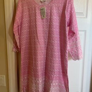 Short Kurti Embroidered Dress